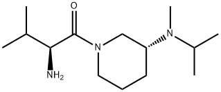 (S)-2-AMino-1-[(R)-3-(isopropyl-Methyl-aMino)-piperidin-1-yl]-3-Methyl-butan-1-one Structure