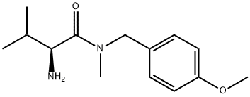 (S)-2-AMino-N-(4-Methoxy-benzyl)-3,N-diMethyl-butyraMide Structure