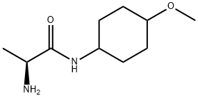 (S)-2-AMino-N-(4-Methoxy-cyclohexyl)-propionaMide Structure
