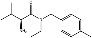 (S)-2-AMino-N-ethyl-3-Methyl-N-(4-Methyl-benzyl)-butyraMide Structure