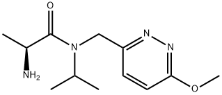 (S)-2-AMino-N-isopropyl-N-(6-Methoxy-pyridazin-3-ylMethyl)-propionaMide Structure