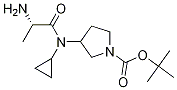 3-[((S)-2-AMino-propionyl)-cyclopropyl-aMino]-pyrrolidine-1-carboxylic acid tert-butyl ester|