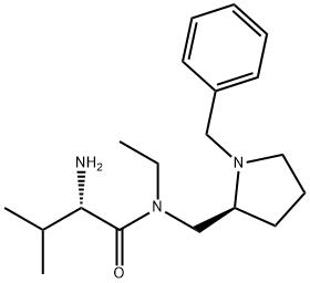 (S)-2-AMino-N-((S)-1-benzyl-pyrrolidin-2-ylMethyl)-N-ethyl-3-Methyl-butyraMide Structure