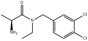 (S)-2-AMino-N-(3,4-dichloro-benzyl)-N-ethyl-propionaMide Structure