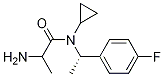(S)-2-AMino-N-cyclopropyl-N-[1-(4-fluoro-phenyl)-ethyl]-propionaMide Structure