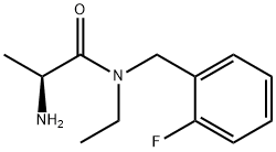 (S)-2-AMino-N-ethyl-N-(2-fluoro-benzyl)-propionaMide Structure