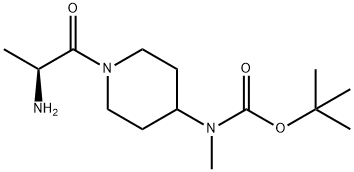 [1-((S)-2-AMino-propionyl)-piperidin-4-yl]-Methyl-carbaMic acid tert-butyl ester Structure