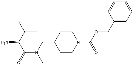4-{[((S)-2-AMino-3-Methyl-butyryl)-Methyl-aMino]-Methyl}-piperidine-1-carboxylic acid benzyl ester|