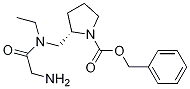 (S)-2-{[(2-AMino-acetyl)-ethyl-aMino]-Methyl}-pyrrolidine-1-carboxylic acid benzyl ester Structure