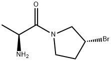 (S)-2-AMino-1-((R)-3-broMo-pyrrolidin-1-yl)-propan-1-one|