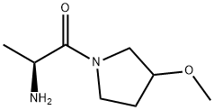 (S)-2-AMino-1-(3-Methoxy-pyrrolidin-1-yl)-propan-1-one Structure