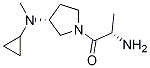(S)-2-AMino-1-[(R)-3-(cyclopropyl-Methyl-aMino)-pyrrolidin-1-yl]-propan-1-one Structure