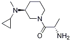 (S)-2-AMino-1-[(S)-3-(cyclopropyl-Methyl-aMino)-piperidin-1-yl]-propan-1-one Structure
