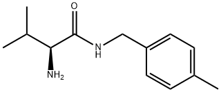 (S)-2-AMino-3-Methyl-N-(4-Methyl-benzyl)-butyraMide Structure