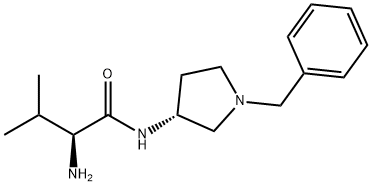 (S)-2-AMino-N-((R)-1-benzyl-pyrrolidin-3-yl)-3-Methyl-butyraMide Structure
