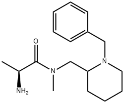 (S)-2-AMino-N-(1-benzyl-piperidin-2-ylMethyl)-N-Methyl-propionaMide Structure