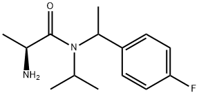 (S)-2-AMino-N-[1-(4-fluoro-phenyl)-ethyl]-N-isopropyl-propionaMide Structure