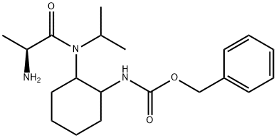 {2-[((S)-2-AMino-propionyl)-isopropyl-aMino]-cyclohexyl}-carbaMic acid benzyl ester Structure