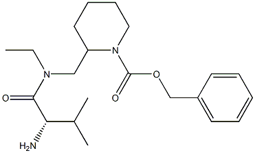 2-{[((S)-2-AMino-3-Methyl-butyryl)-ethyl-aMino]-Methyl}-piperidine-1-carboxylic acid benzyl ester|