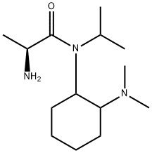 (S)-2-AMino-N-(2-diMethylaMino-cyclohexyl)-N-isopropyl-propionaMide Structure