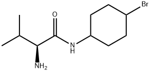 (S)-2-AMino-N-(4-broMo-cyclohexyl)-3-Methyl-butyraMide Structure