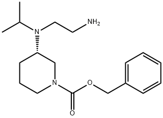 (S)-3-[(2-AMino-ethyl)-isopropyl-aMino]-piperidine-1-carboxylic acid benzyl ester Structure