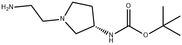[(S)-1-(2-AMino-ethyl)-pyrrolidin-3-yl]-carbaMic acid tert-butyl ester Structure