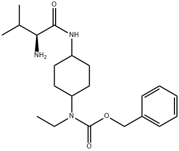 [4-((S)-2-AMino-3-Methyl-butyrylaMino)-cyclohexyl]-ethyl-carbaMic acid benzyl ester Structure