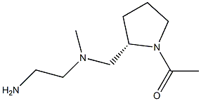 1-((S)-2-{[(2-AMino-ethyl)-Methyl-aMino]-Methyl}-pyrrolidin-1-yl)-ethanone Structure