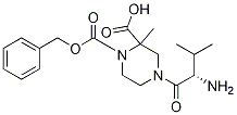 4-((S)-2-AMino-3-Methyl-butyryl)-piperazine-1,2-dicarboxylic acid 1-benzyl ester 2-Methyl ester|