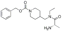 4-{[((S)-2-AMino-propionyl)-ethyl-aMino]-Methyl}-piperidine-1-carboxylic acid benzyl ester Structure