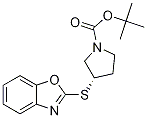 (S)-3-(Benzooxazol-2-ylsulfanyl)-py
rrolidine-1-carboxylic acid tert-bu
tyl ester