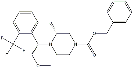 (S)-benzyl 4-((R)-2-Methoxy-1-(2-(trifluoroMethyl)phenyl)ethyl)-3-Methylpiperazine-1-carboxylate