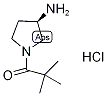 1-[(3S)-3-Aminopyrrolidin-1-yl]-2,2-dimethylpropan-1-one hydrochloride