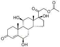 21-O-Acetyl 6α-Hydroxy Cortisol-d4
