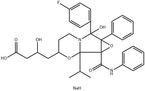 アトルバスタチン環状ナトリウム塩(イソプロピル)不純物 化学構造式