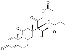 Meprednisone 17,21-Dipropionate Structure