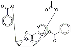 1-O-Acetyl-2,3,5-tri-O-benzoyl--D-ribofuranose-13C5 Structure