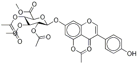 5-O-Acetyl Genistein 7-(Tri-O-acetyl-β-D-glucuronic Acid Methyl Ester)