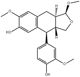 (1S,3aR)-1β,7-ジメトキシ-4β-(3-メトキシ-4-ヒドロキシフェニル)-1,3,3aβ,4,9,9aα-ヘキサヒドロナフト[2,3-c]フラン-6-オール