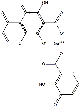 麦芽酚镓, 108560-70-9, 结构式