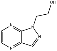 1-Hydroxyethyl-1H-pyrazolo[3,4-b]pyrazine Struktur