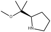 (2R)-(2-甲氧基丙基-2-基) 吡咯烷, 1212111-83-5, 结构式