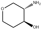 (3S,4S)-3-氨基-4-羟基四氢吡喃, 1240390-32-2, 结构式