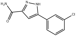 3-(4-Chlorophenyl)-1H-pyrazole-5-carboxamide ,97% Structure