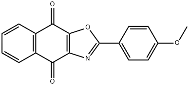 2-(4-Methoxyphenyl)naphtho[2,3-d]oxazole-4,9-dione Structure
