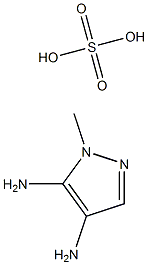 3,4-DiaMino-2-Methylpyrazole sulfate, 95% Structure