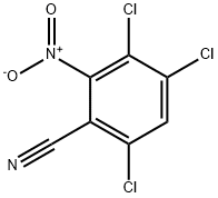 3,4,6-Trichloro-2-nitrobenzonitrile Structure