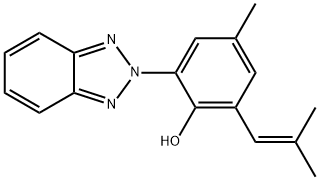 Drometrizole Trisiloxane Related Compound A (25 mg) (2-(2H-Benzotriazol-2-yl)-6-(isobuten-1-yl)-p-cresol) Structure