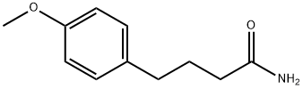 4-(4-甲氧基苯基)丁酰胺, 2222-15-3, 结构式